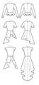 M8113 Damen Tops, Schnittmuster von McCalls