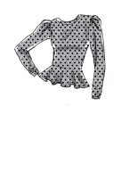 M8113 Damen Tops, Schnittmuster von McCalls