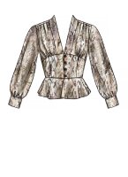 M7978 Damen Tops, Schnittmuster von McCalls