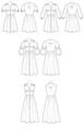 M7974 Damen Kleid, Schnittmuster von McCalls