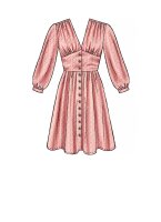 M7974 Damen Kleid, Schnittmuster von McCalls