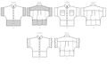 M8001 Damen Tops, Schnittmuster von McCalls