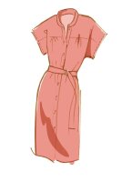 M8030 Damen Gürtel Kleid, McCalls