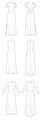 M8038 Damen Kleid, Schnittmuster von McCalls