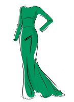 M8038 Damen Kleid, Schnittmuster von McCalls