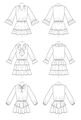 M8089 Damen Kleid, Schnittmuster von McCalls