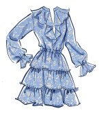 M8089 Damen Kleid, Schnittmuster von McCalls