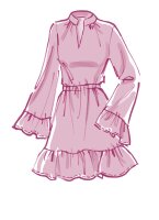 M8089 Damen Kleid, Schnittmuster von McCalls