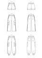 M8099 Damen Hose Shorts, McCalls