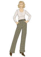 B6715 Damen Hose Gürtel Schärpe, Butterick