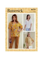 B6770 Damen Top Schärpe, Butterick