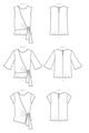 B6765 Damen Tops, Butterick