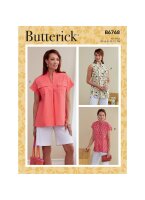 B6768 Damen Tops, Butterick