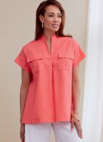 B6768 Damen Tops, Butterick