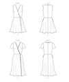 B6727 Damen Kleid, Butterick