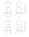 B6722 Damen Kleid, Butterick