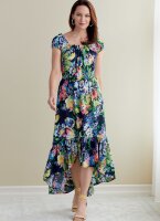 B6757 Damen Kleid Schärpe, Butterick