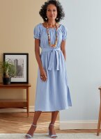 B6757 Damen Kleid Schärpe, Butterick