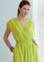 B6756 Damen Overall Kleid Schärpe, Butterick