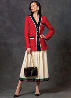 V1643 Damen Shirt Kleid Jackett, Vogue
