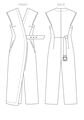 V1645 Damen Overall, Schnittmuster von Vogue