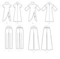V1739 Damen Hose Tunika, Vogue