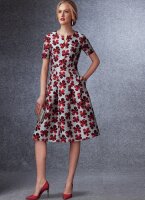 V1737 Damen Kleid, Schnittmuster von Vogue