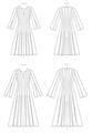 V1724 Damen Kleid, Schnittmuster von Vogue