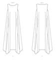 V1691 Damen Kleid, Schnittmuster von Vogue