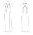 V1692 Damen Kleid, Schnittmuster von Vogue