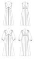 V1699 Damen Kleid, Schnittmuster von Vogue