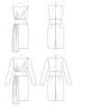 V1675 Damen Kleid, Schnittmuster von Vogue