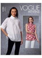 V1701 Damen Top, Schnittmuster von Vogue