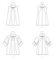 V1701 Damen Top, Schnittmuster von Vogue