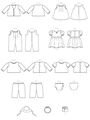 K4283 Kleidung Baby Puppe, KwikSew