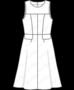 6099 Schlichte, elegante Kleider, Burda