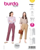 6101 Stoffhosen mit Bügelfalte, Burda