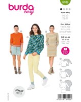 6109 Bequeme Sweatshirts, Kleid mit Känguru-Tasche,...