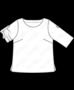 6105 Shirtbluse mit Volant und Seitenschlitzen, Burda