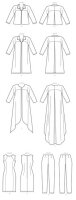 B6802 Damen Hose Kleid Jackett, Butterick
