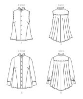 B6792 Damen Top, Butterick