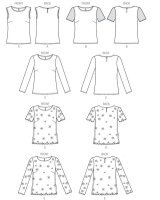 B6754 Damen Tops, Butterick