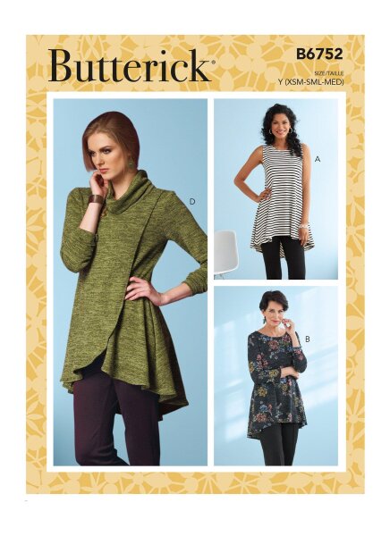 B6752 Damen, Schnittmuster von Butterick