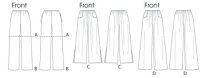 B6750 Damen Hose Shorts, Butterick