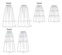 B6749 Damen Röcke, Butterick
