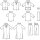 B6748 Damen, Herren Hose Tunika Caftan Hut Überwurf, Butterick