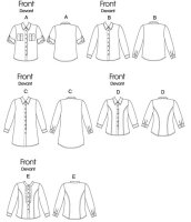 B6747 Damen Shirts, Butterick