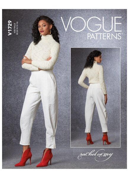 V1729 Damen Hose, Schnittmuster von Vogue