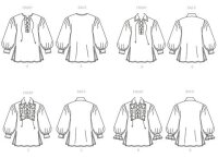 M8131 Shirts Unisex, McCalls