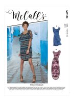 M8164 Damen Gürtel Flügelärmel Kleid...
